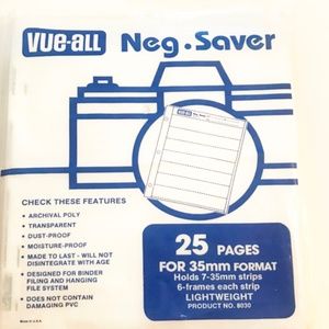 VUE-ALL NEGATIVE SAVER FOR 35MM FORMAT